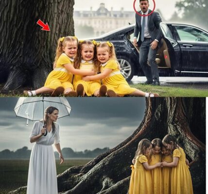 He Came Home Unannounced and Found His Triplets Abandoned by His New Wife in the rain…